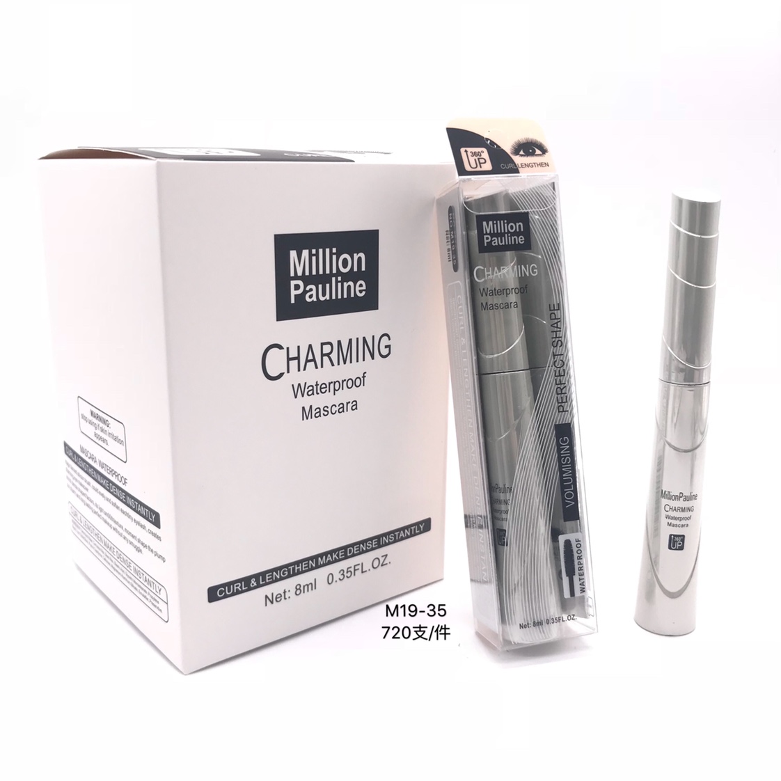 Brush long mascara with bristles thumbnail
