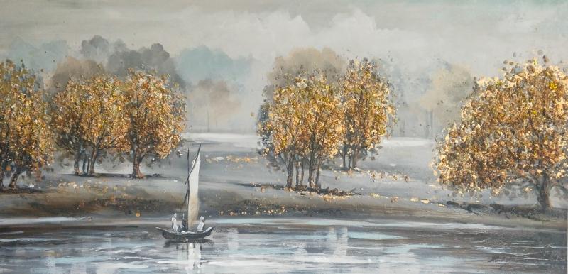 Pure Hand-Made Three-Dimensional Landscape Hanging Picture