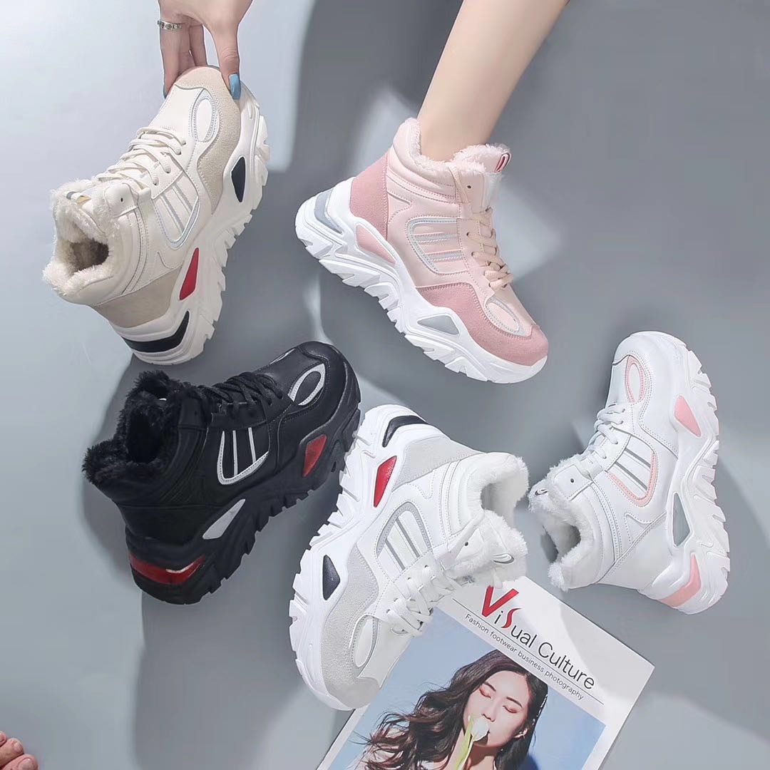 G002, the latest high-top cotton shoe for women in 2020 thumbnail