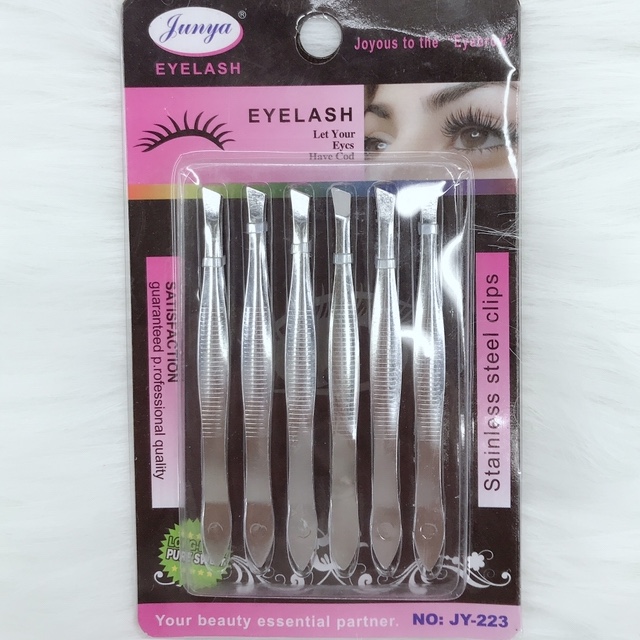 Eyebrow gripper eyebrow forceps eyebrow forceps plucking moustache holder whisker tweezers plucking hair flat bevel