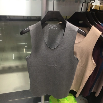 Traceless Vest Light Grey