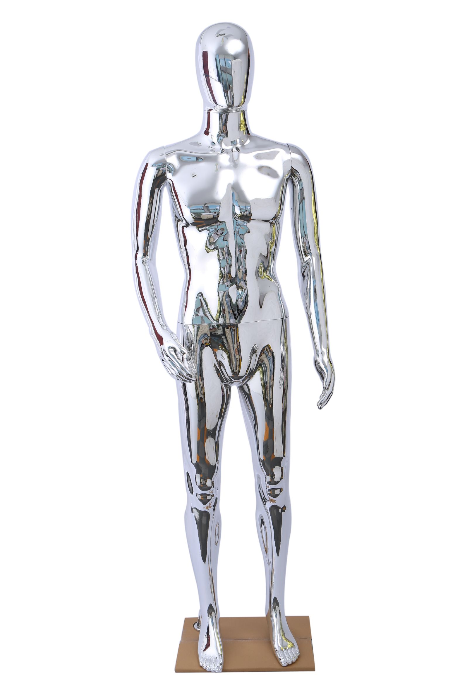 The manufacturer sells plastic mannequin, electroplated and spray-painted mannequin