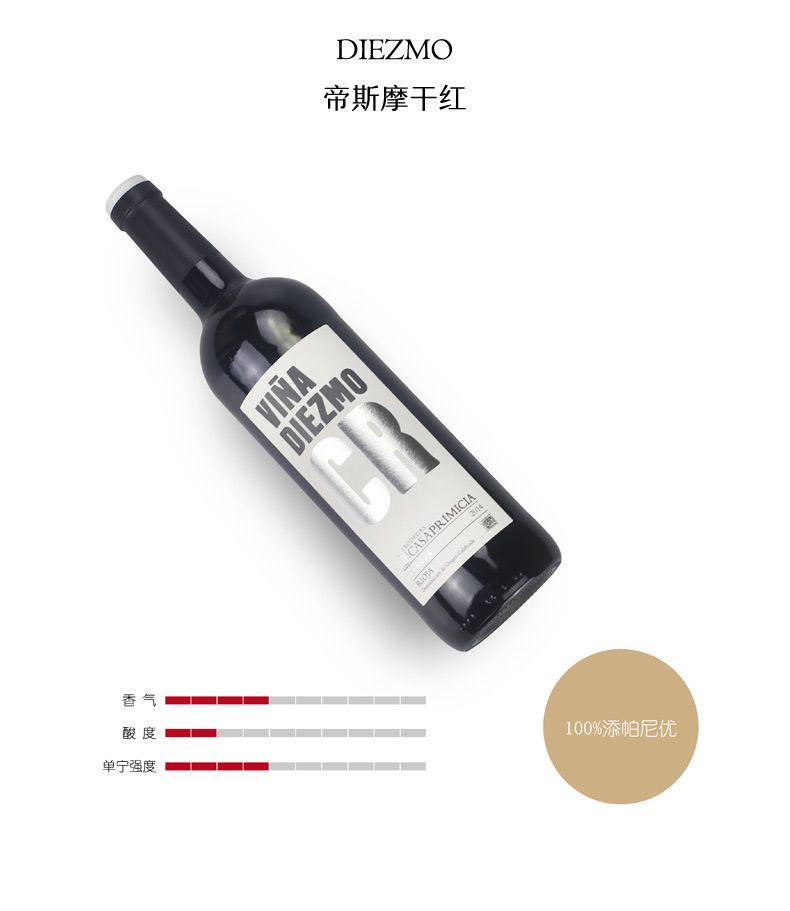 凯茜蕾西班牙原装原瓶进口帝斯摩佳酿详情1