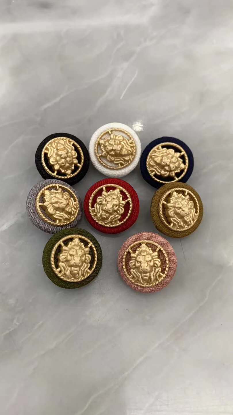 New European-style metal coat windbreaker button QQ son suit jacket button round suit button men's and women's wool