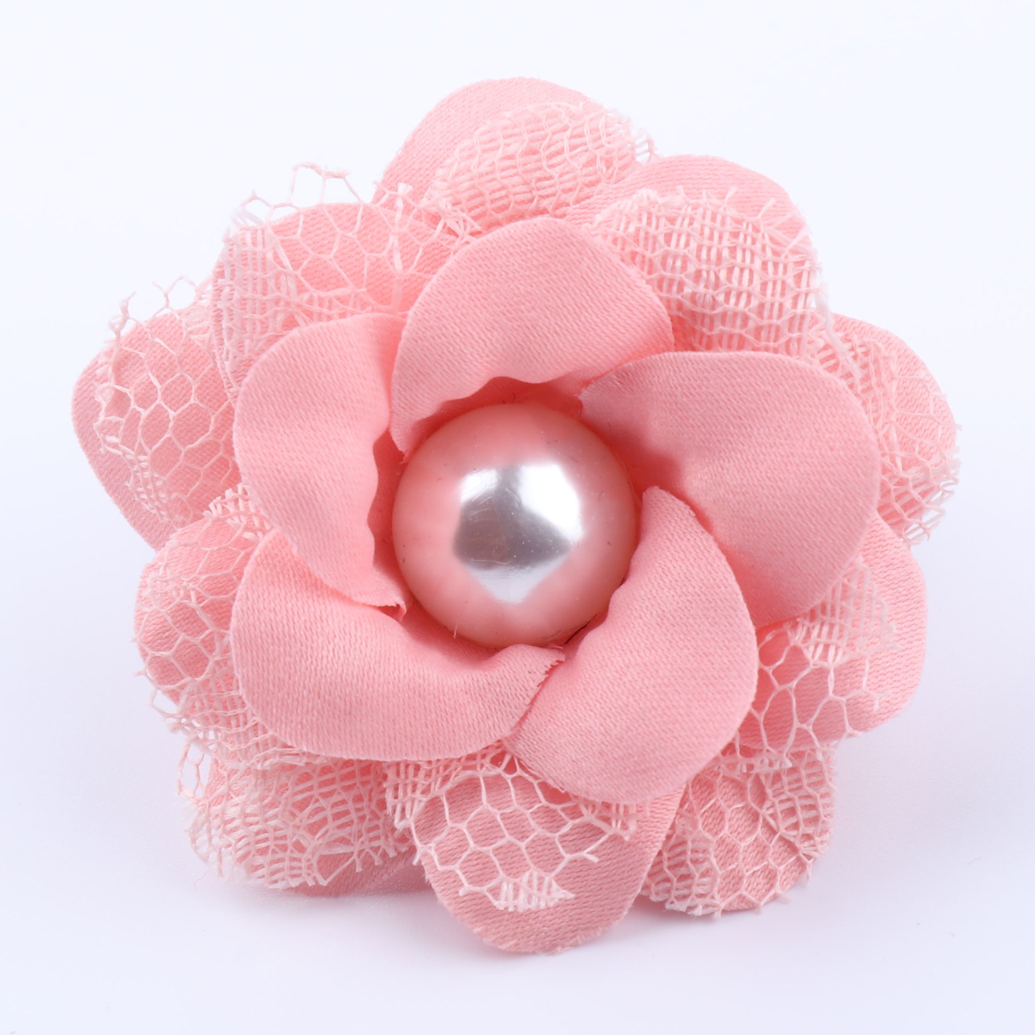 义乌布花厂家双色三层手工麻布花朵服饰圣诞派对婚庆新款装饰花详情图7