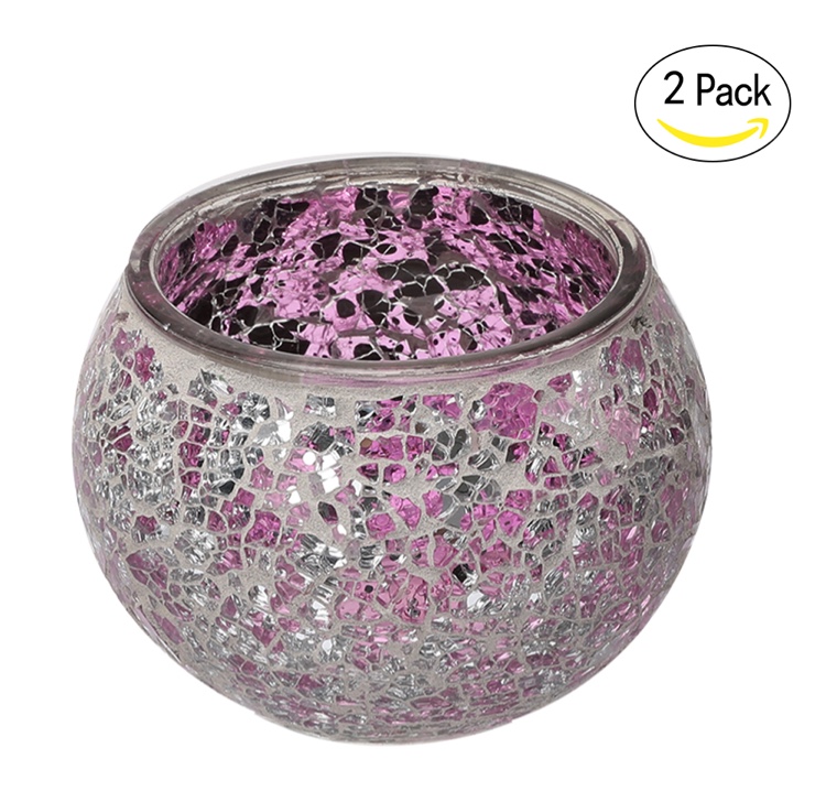 Turkish-style candlesticks, cracked glass candlesticks Application Scenario