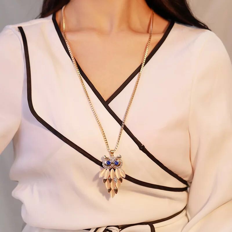 Owl Series Necklace Trend Fashion Explosion