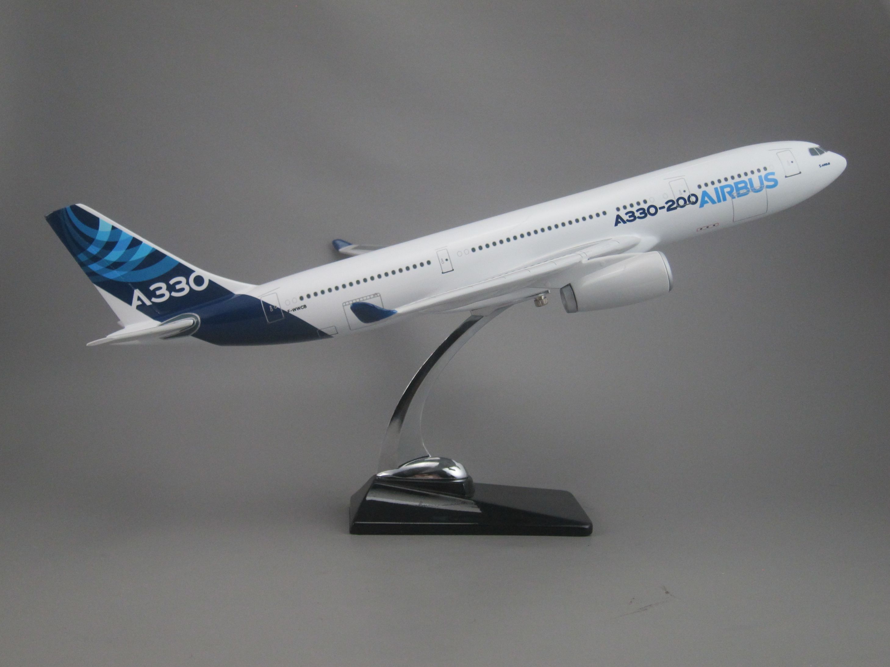 飞机模型（空中客车公司A330原型机）仿真模型 合成树脂飞机模型详情图2