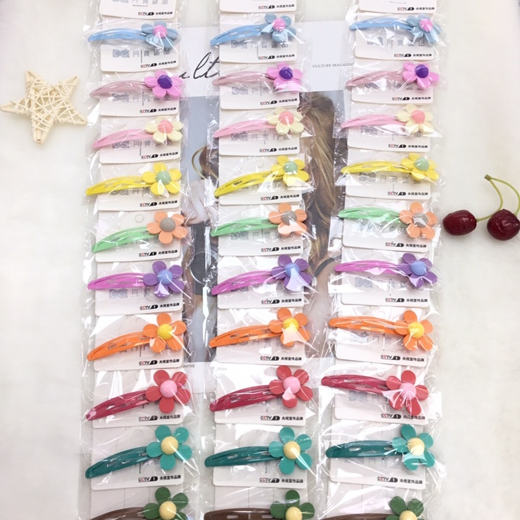 Large colored applique BB clip thumbnail