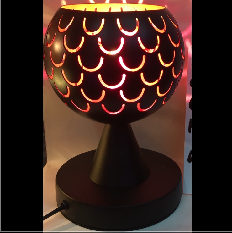 Light luxury ironwork country-style aroma lamp, essential oil lamp, touch-sensing aroma lamp, bedroom home beauty details Picture