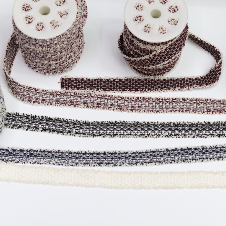 Double-Sided Boundless, There Must Be Border People Cluster Wind Ribbon South Korea Polyester Cotton Jacquard Ribbon Manufacturers Direct Sales details Picture