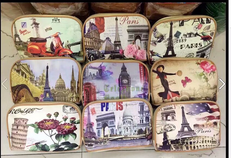 Exotic cosmetic bags full figure