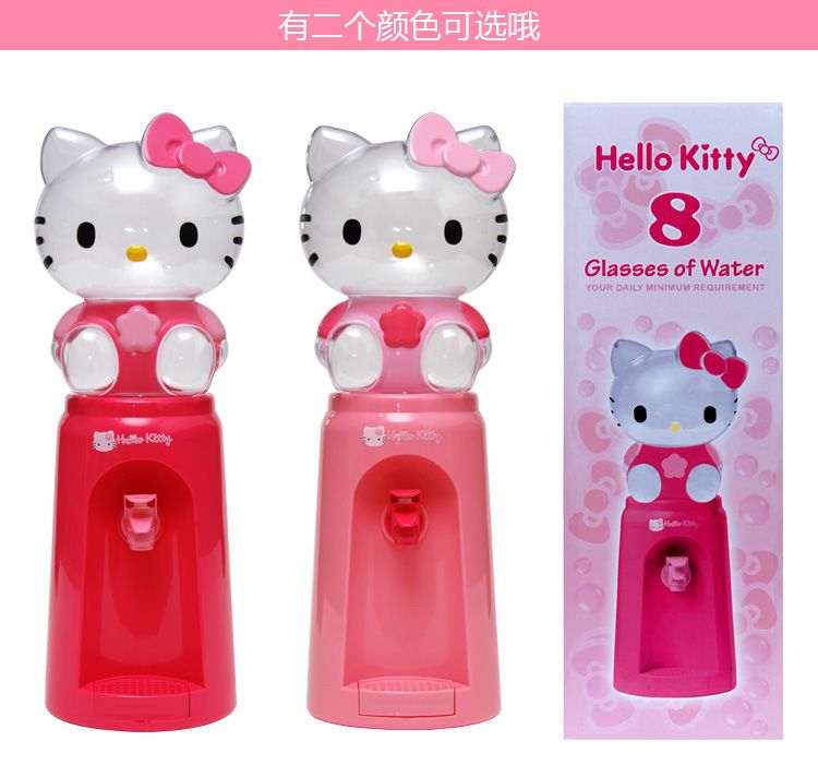 Fun water dispenser toys, mini household cartoon personal little animal office desk, desktop super small mineral water bucket