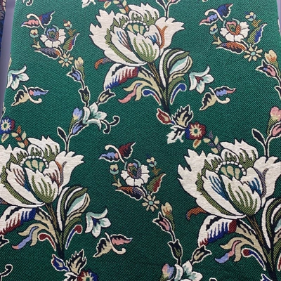 Factory Direct Sales Green Background White Large Flower Printing