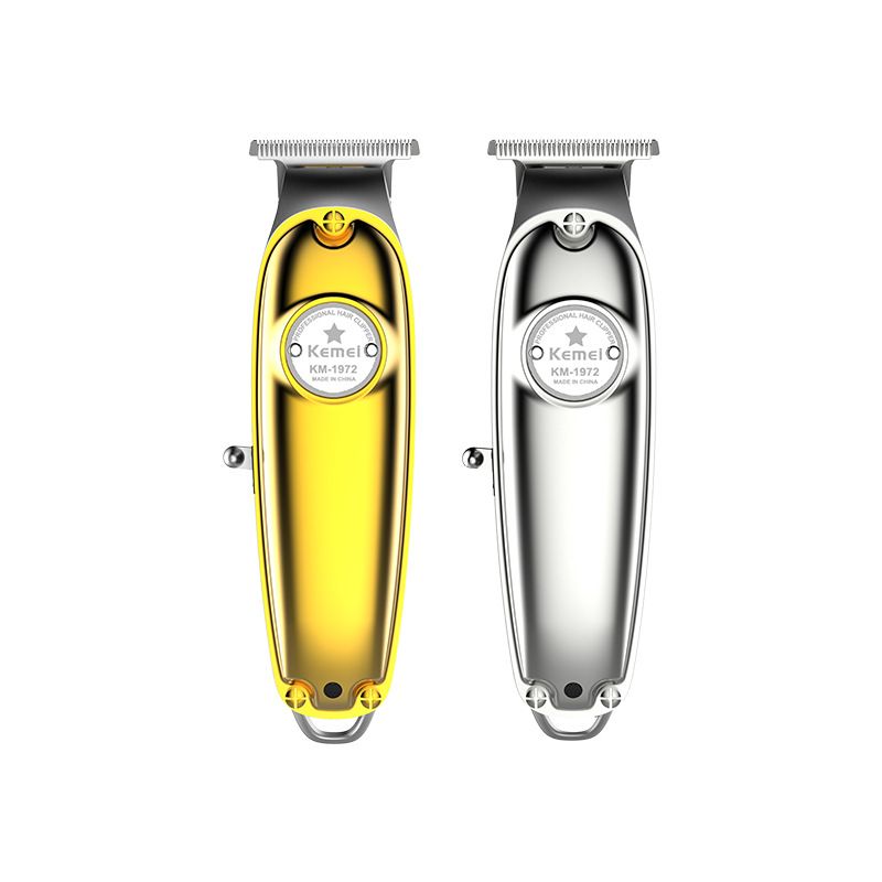 Kemei KM-1972 metal body carbon steel cutter head LED indicator rechargeable electric clipper Application Scenario