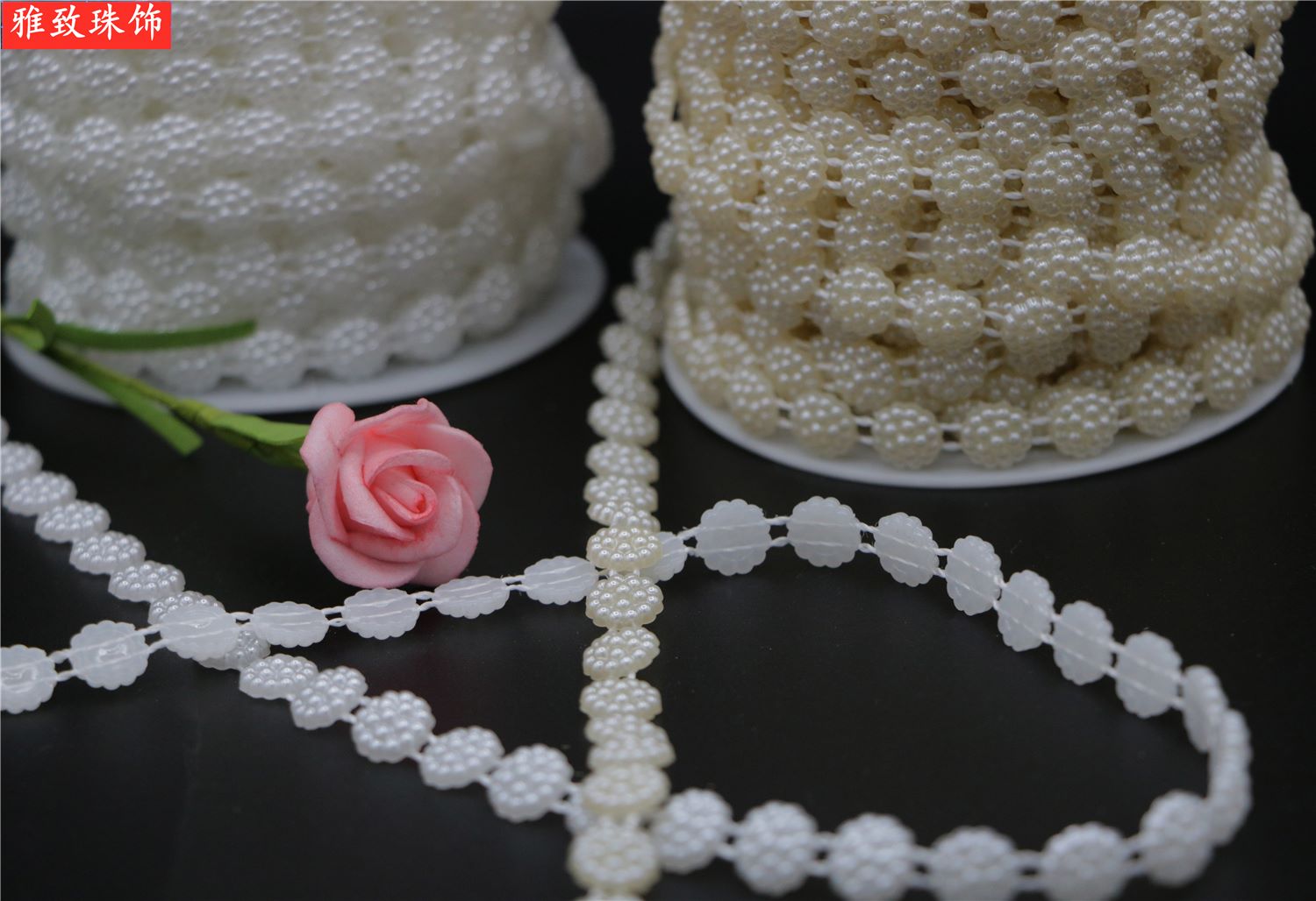 10Mm Buddha Head Abs Imitation Pearl Wire Bead Jewelry Headgear Accessories Clothing Accessories Diy Jewelry Manufacturers Direct Sales Application Scenario
