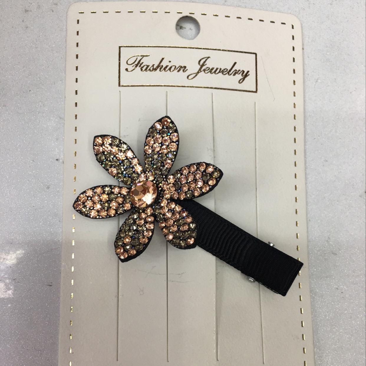 The 2022 new style hair clip is a popular and trendy item, featuring a colorful diamond flower-shaped princess bangs clip and Crystal jewelry