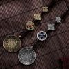 Cross-border jewelry source wholesale supports OEM processing and customization of ethnic style Tibetan jewelry accessories, waist tags and pendants