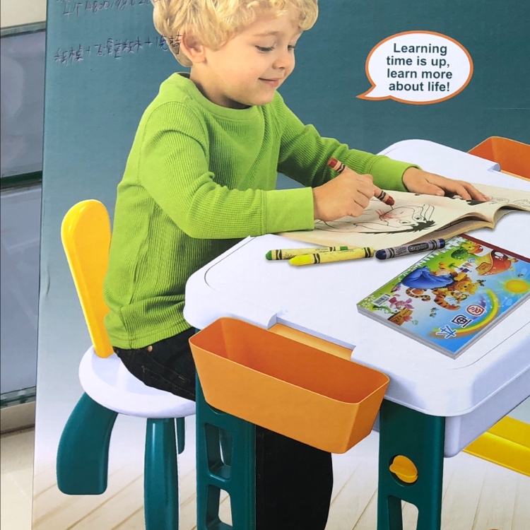 金鹏玩具积木桌子十76滑道积木十，1兔椅901型号多功能益智早教玩具