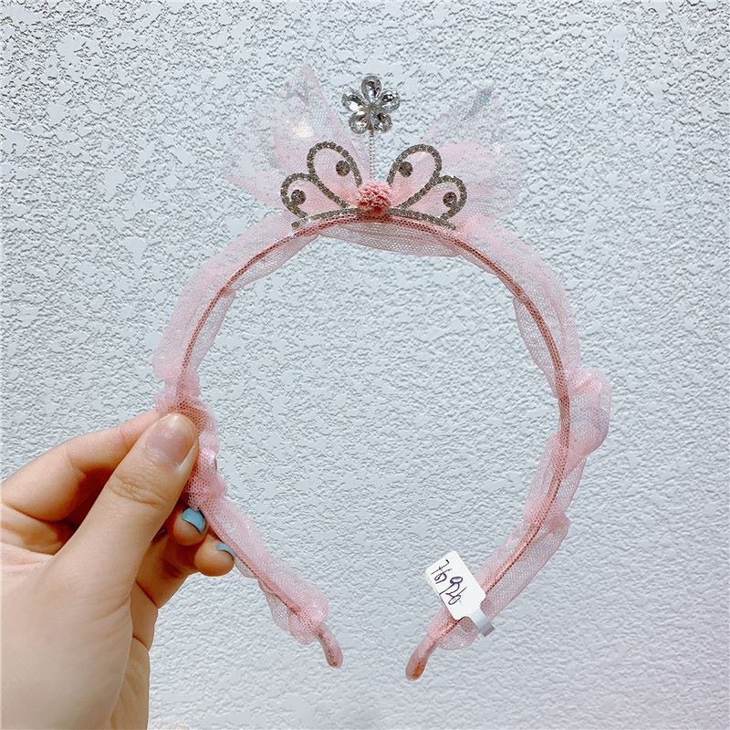 The Star and Moon Gauze Rocking crown hairband is a versatile travel accessory for children, cute and exclusive for kids Specification image
