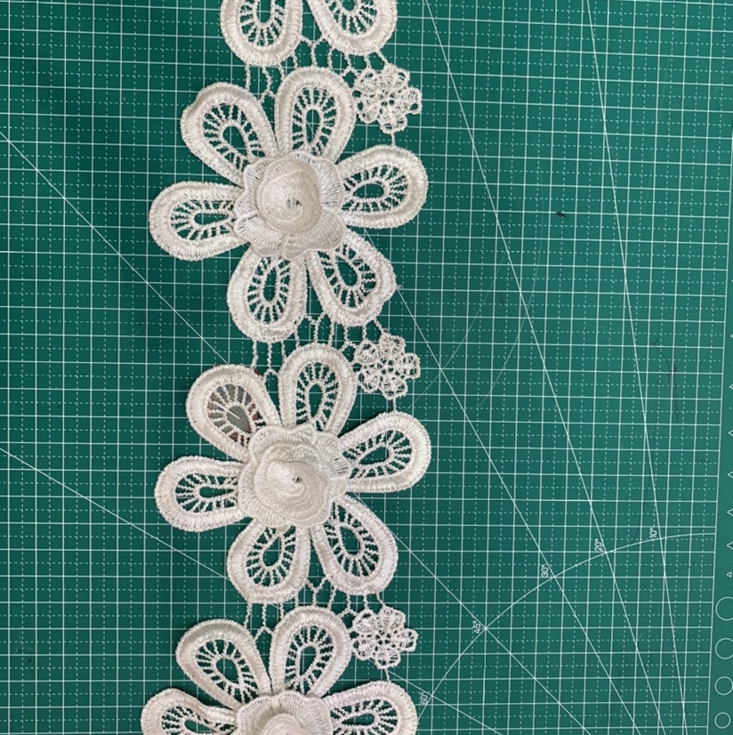 Water Soluble Lace White Multi-Color Option details Picture
