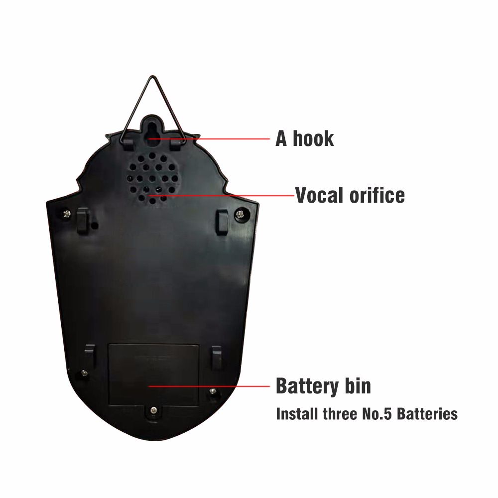 Cross Border Amazon Aliexpress Ebay Selling Manufacturers Supply Halloween Skeleton Elf Spoof One-Eyed Doorbell undefined