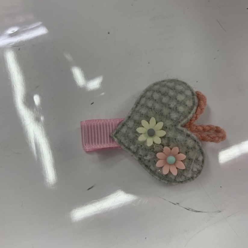 Korean version of hairpin children heart-heart cartoon pattern girl head tie head ornaments headwear female thumbnail