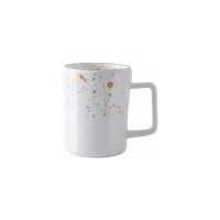 Nordic style modern and fashionable golden edge Xidian ceramic milk cup mug details Picture