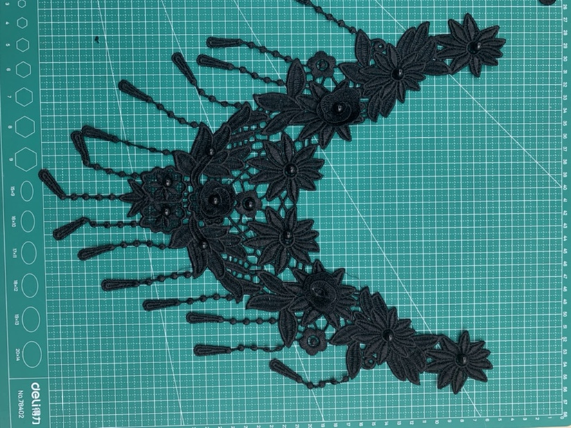 Water Soluble Embroidery Collar Collar Beaded Collar Can Be Customized In Color details Picture