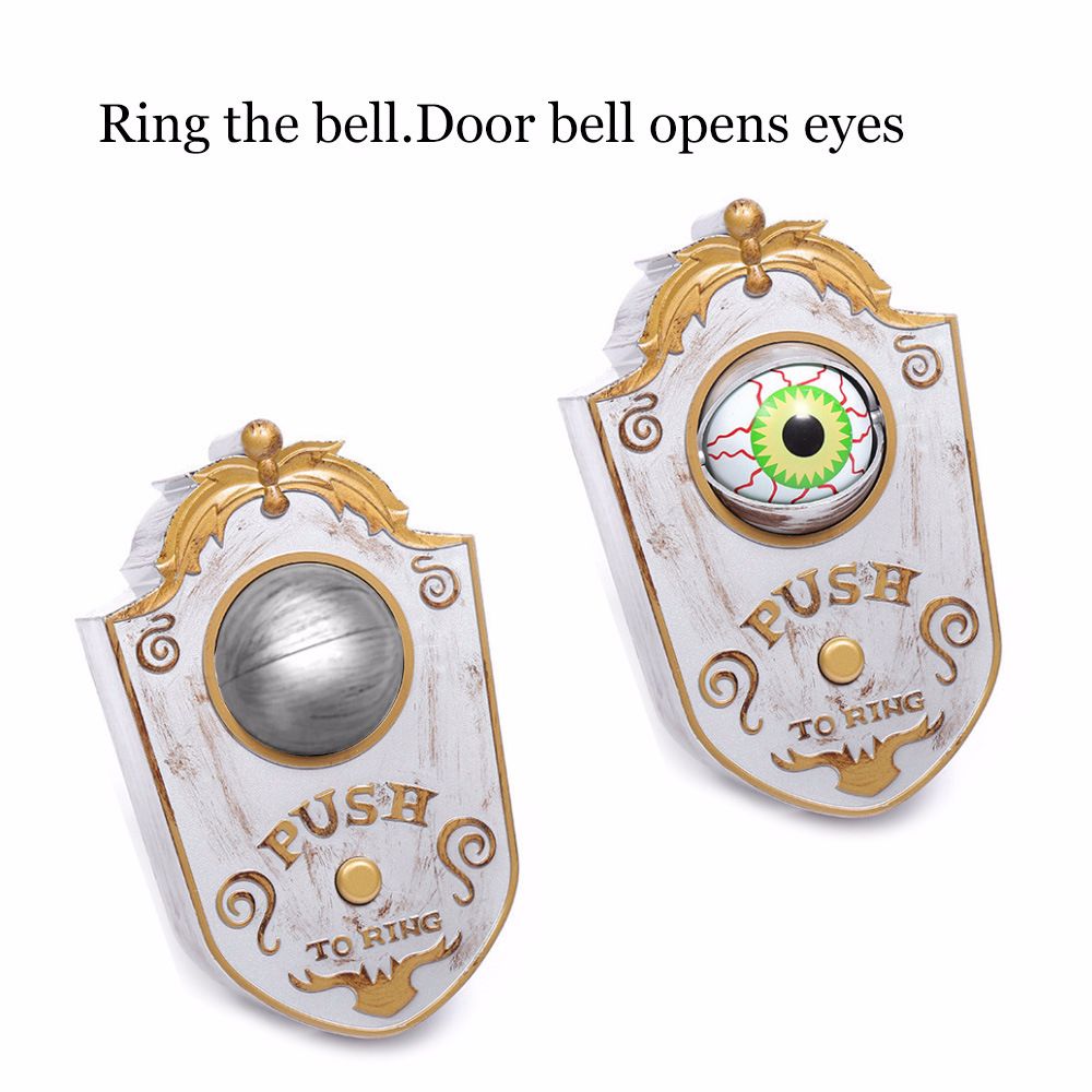 Cross Border Amazon Aliexpress Ebay Selling Manufacturers Supply Halloween Skeleton Elf Spoof One-Eyed Doorbell Specification drawing
