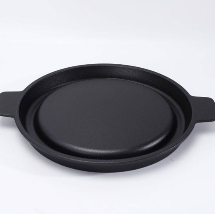 38cm asbestos grill pan Non-stick grill pan Restaurant hotel special Korean grill pan thumbnail