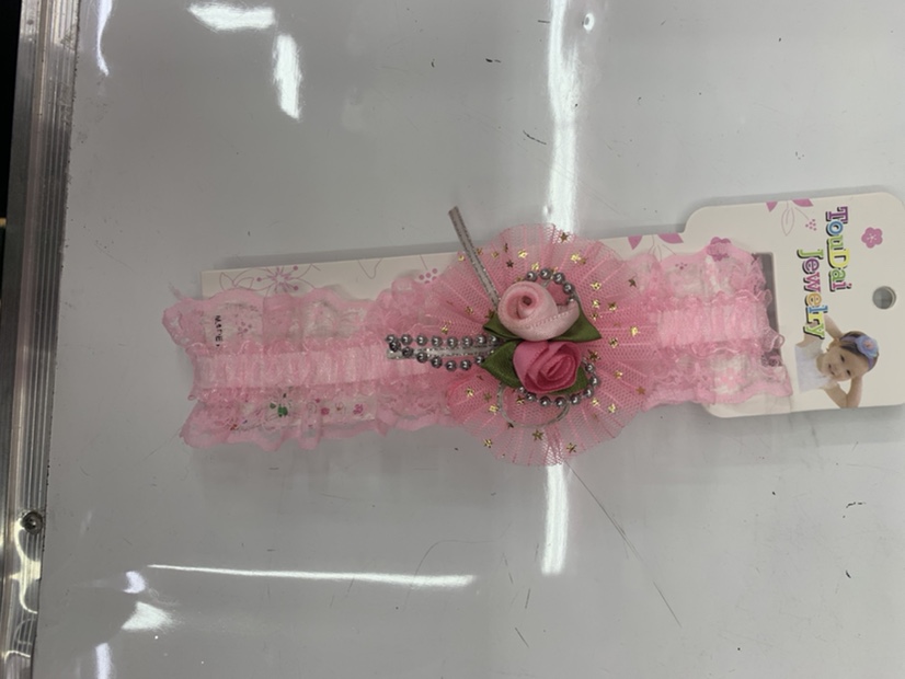 Korean version of hair wearing children cartoon five star rose pattern girl head tie rope head ornament headwear female thumbnail