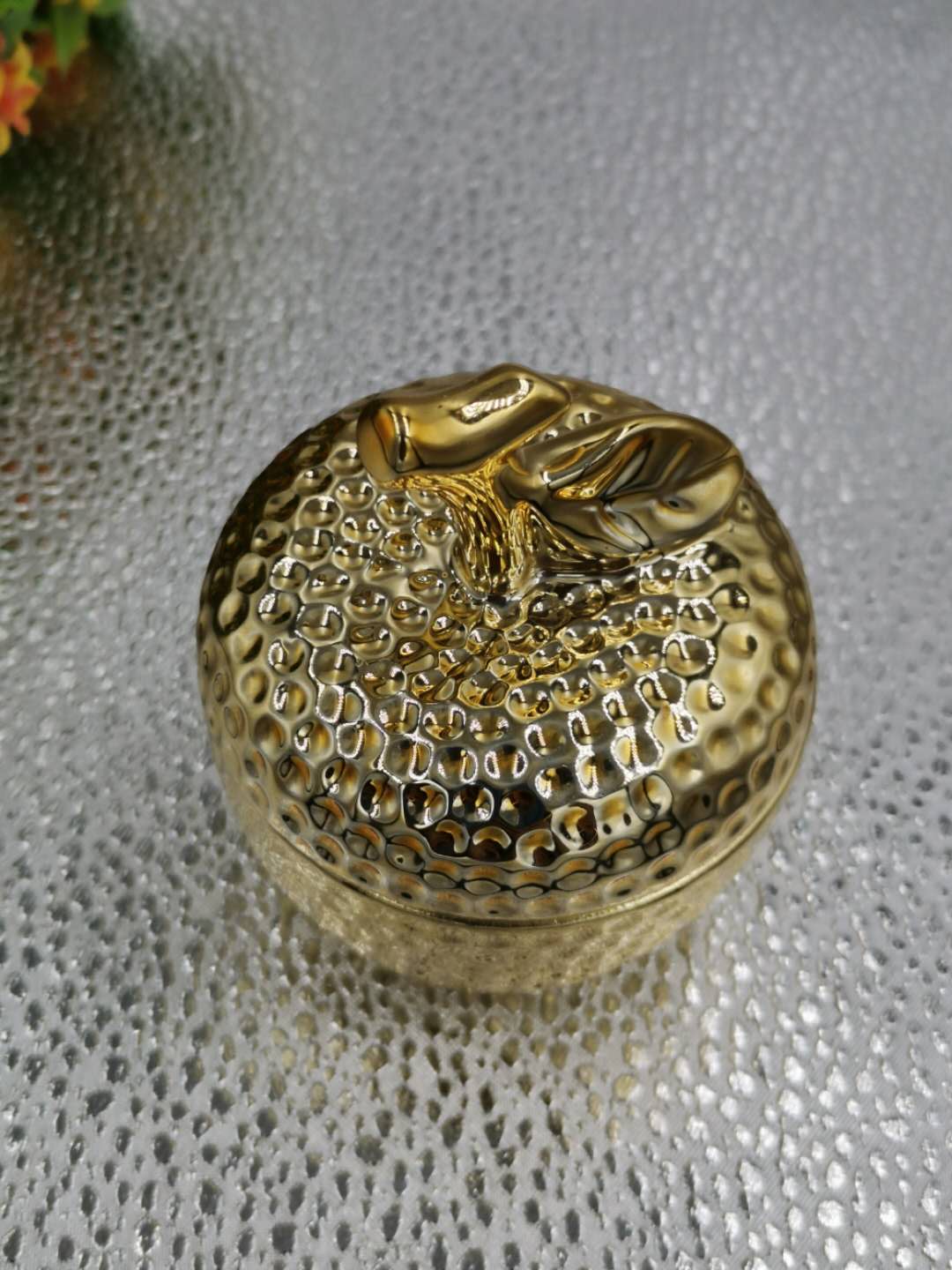 陶瓷杯香薰蜡烛金苹果细节图