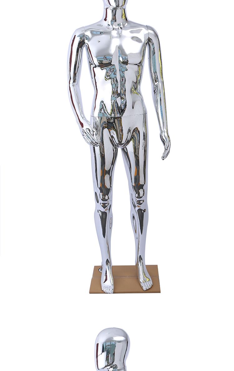 The manufacturer sells plastic mannequin, electroplated and spray-painted mannequin undefined