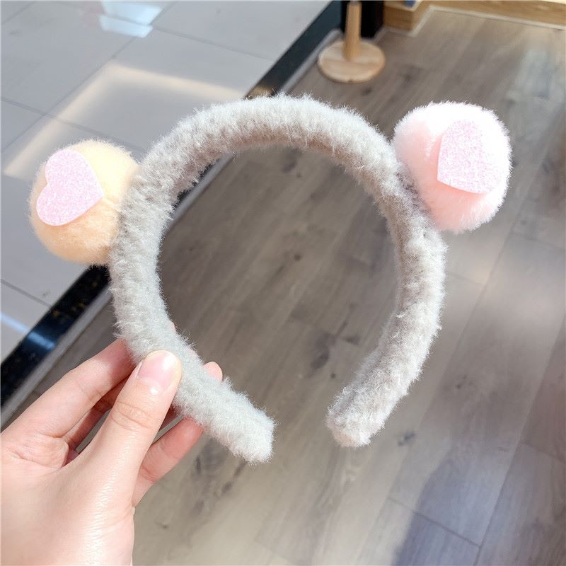 Double Head Heart Hair Band Children All Travel Accessories Children Cute Exclusive Application Scenario
