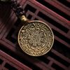 We offer wholesale of ethnic-style Nine Palaces and Eight Trigrams pendants in stock. Our cross-border exclusive accessory manufacturer supports OEM processing and customization Application Scenario