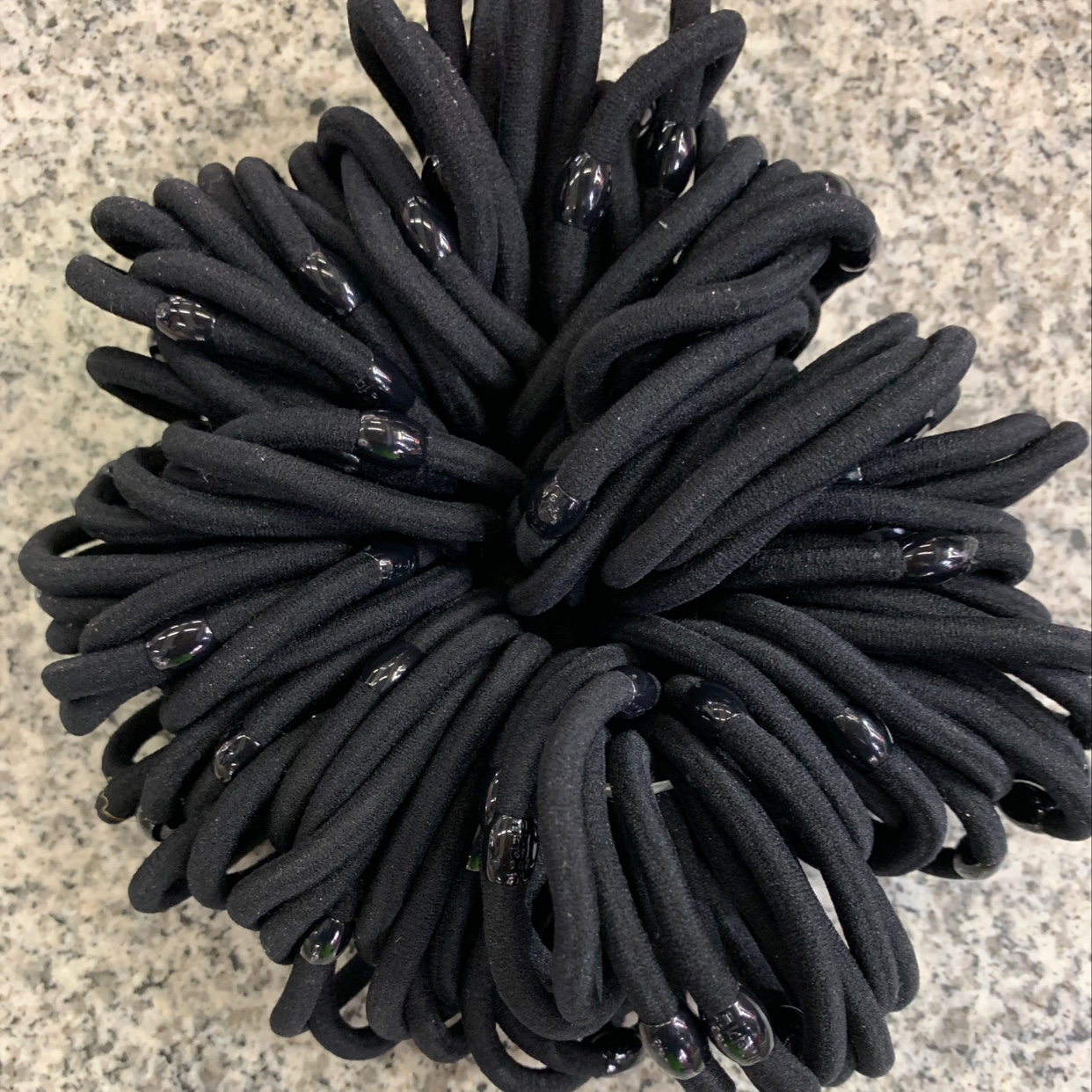 Korean Version Of Fashion Women's Headband Female Rubber Band Hair Temperament Headwear High Elastic Adult Autumn And Winter Hair Rope Hair Accessories Leisure Rubber Band Solid Color Small Rabbit Hair Band Chenhui Jewelry 046