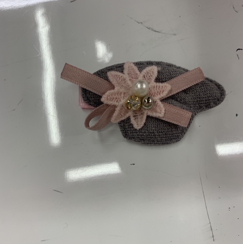 Korean version of hairpin children cartoon straw hat pattern girl head tie head ornaments headgear female thumbnail