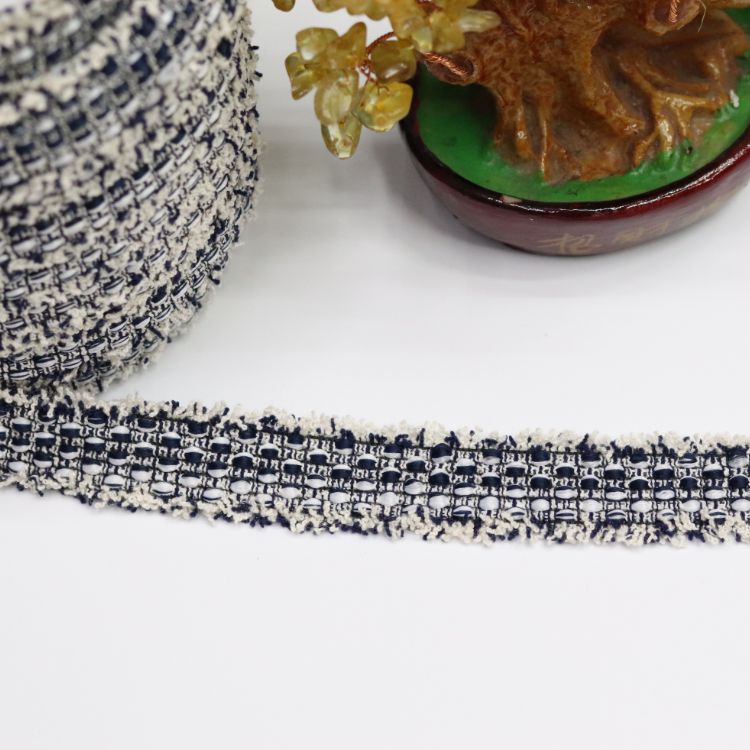 Double-Sided Boundless, There Must Be Border People Cluster Wind Ribbon South Korea Polyester Cotton Jacquard Ribbon Manufacturers Direct Sales Application Scenario