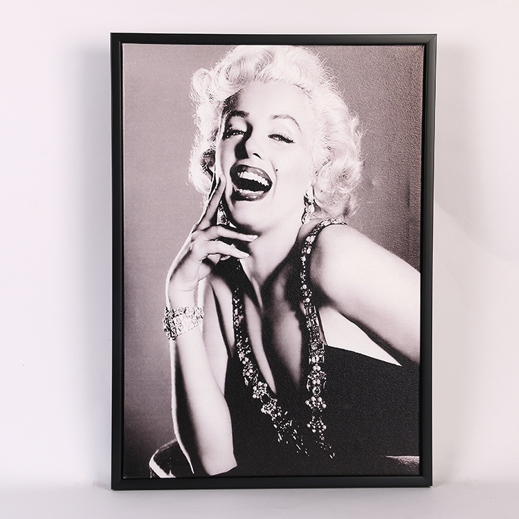 欧美复古创意挂画客厅床头趣味海报有框装饰画沙发背景墙壁画