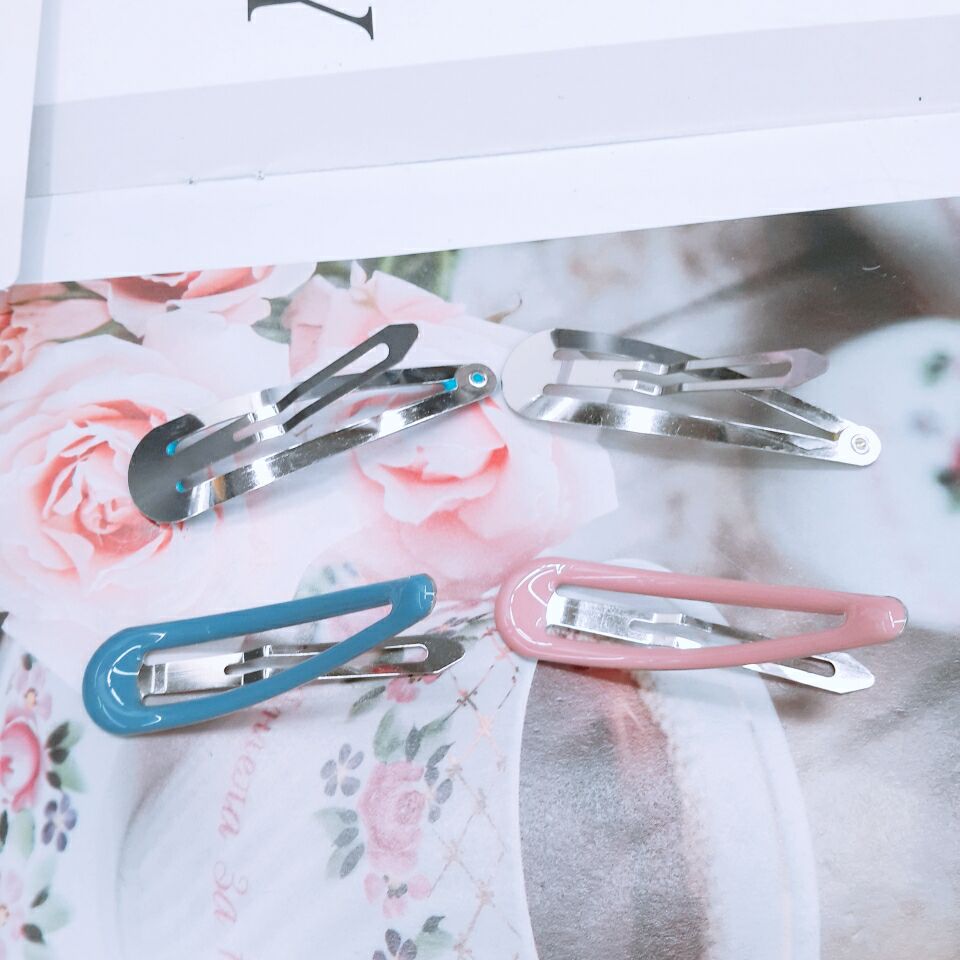 ins colorful edge clips, cute girl hair clips, Korean Internet celebrity girl hair clips, bb clips, children's hair accessory clips Application Scenario