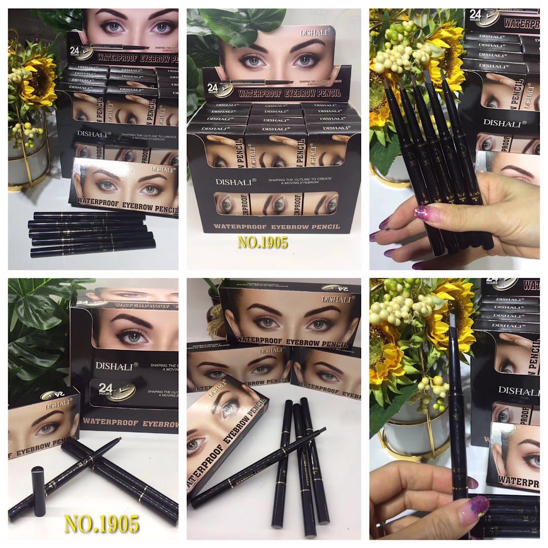 义乌好货，1905眉笔。1盒144支。5个颜色混装