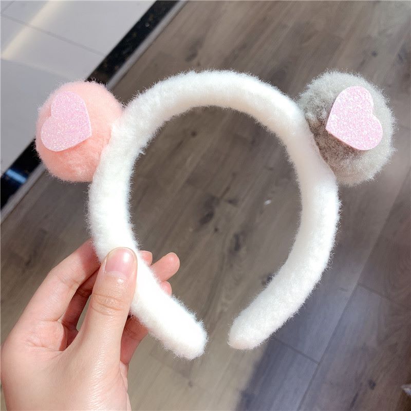 Double Head Heart Hair Band Children All Travel Accessories Children Cute Exclusive Specification drawing