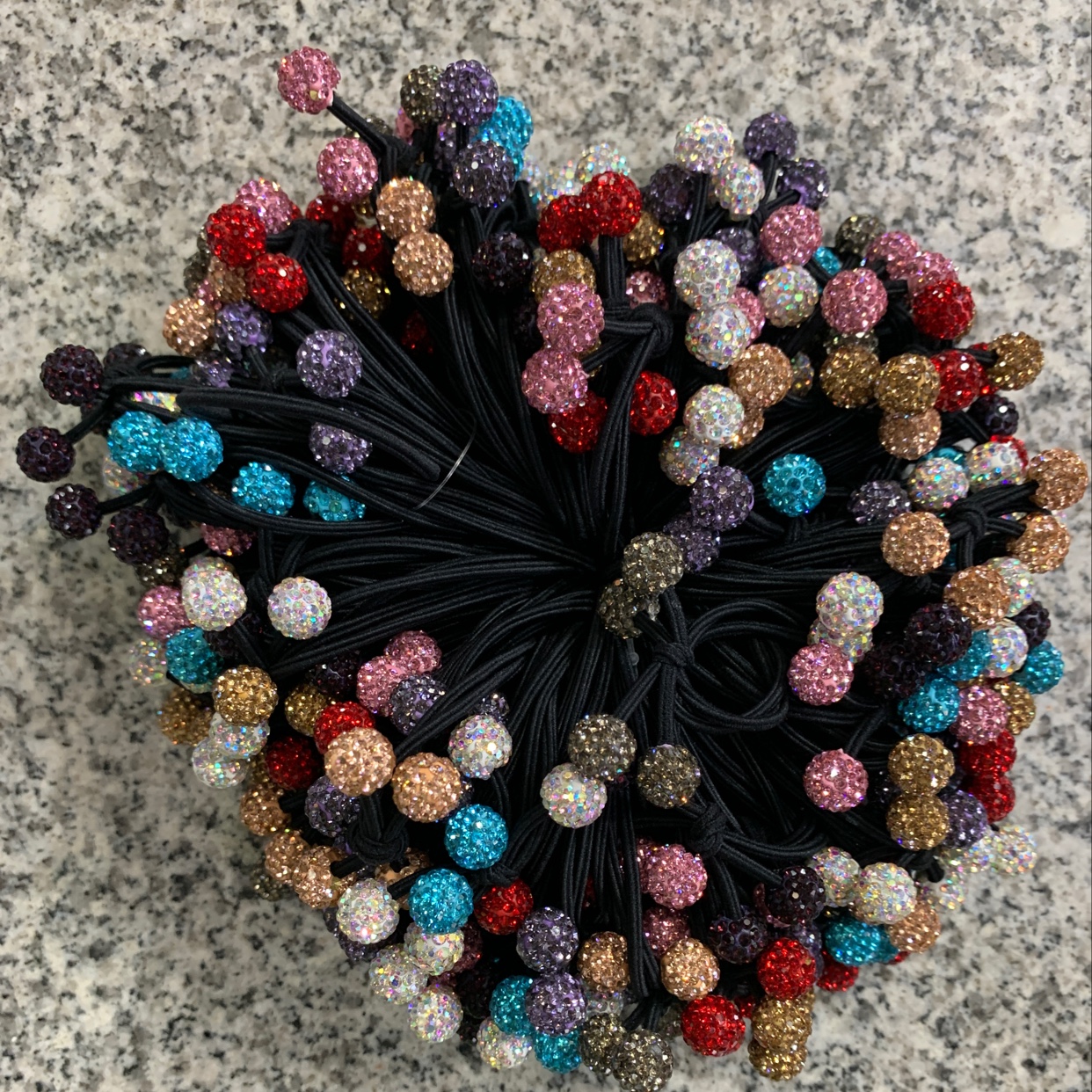 Fashion Women's Headband Female Elastic Band Hair Temperament Headwear High Elastic Adult Autumn And Winter Hair Rope Hair Accessories Casual Rubber Band Solid Color Small Rabbit Hair Band Chenhui Jewelry 056 details Picture