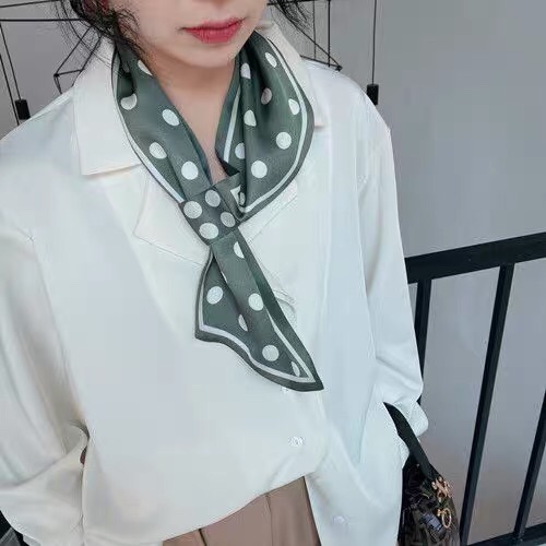 Polka Dot Scarf details Picture