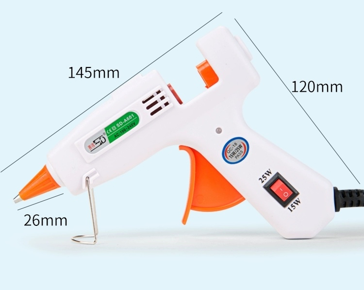 Sai De Handmade Diy Small Household Double Temperature Control Constant Temperature Hot Melt Glue Gun Glue Stick 7Mm Hot Melt Glue Gun details Picture