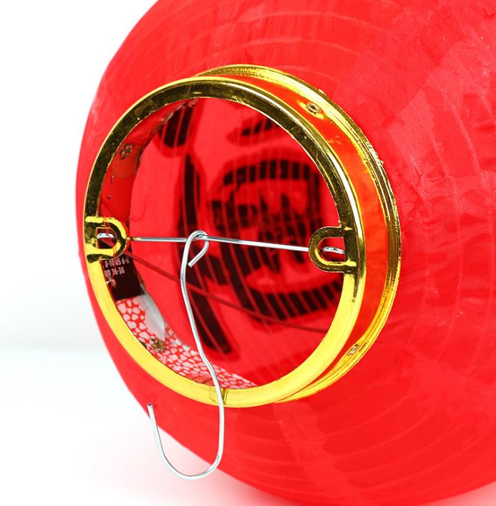 Printed with "tea" and "wine" characters, big red winter melon lanterns, hotel, restaurant, farm stay, restaurant, tea house decoration, indoor and outdoor waterproof silk cloth, steel wire, foldable, Chinese festive style Application Scenario