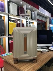 Yiwu Selection travel box with aluminum frame pull rod box 24 inches 8368A/12722