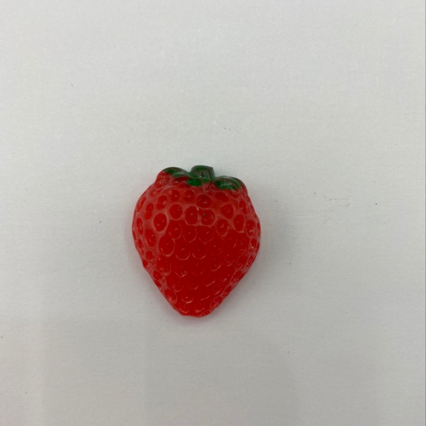 大草莓兔子头佳典饰品配件小桃子树脂配件粉色配件头扣配件1