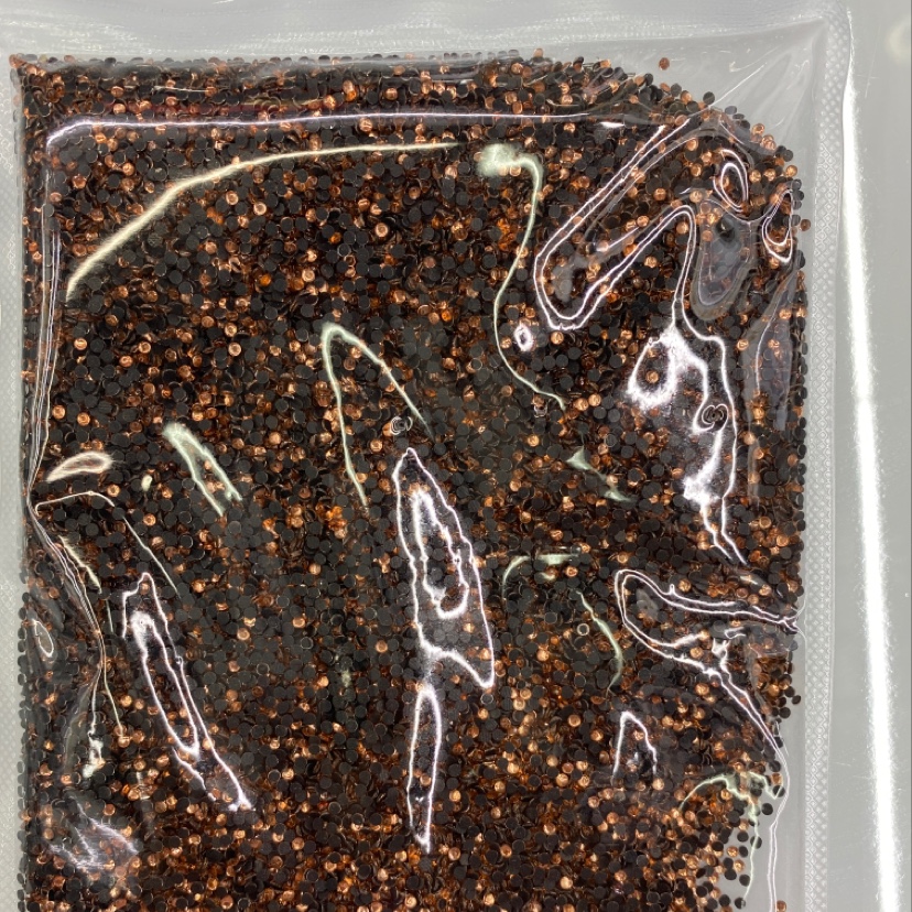 橙黄色饰品配饰中东钻烫钻DMC